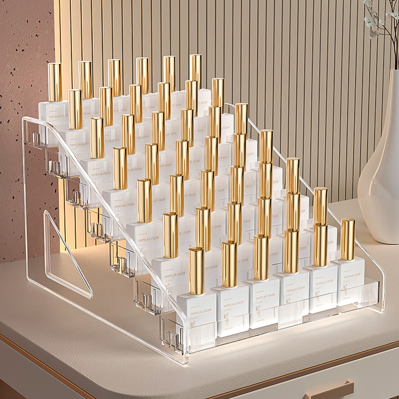 Acrylic Nail Polish Display Rack Multi-layer Transparent Nail Polish Storage Box Nail Shop Display Rack Cosmetic Storage Rack Acrylic Nail Polish Display Rack Multi-layer Transparent Nail Polish Storage Box Nail Shop Display Rack Cosmetic Storage Rack