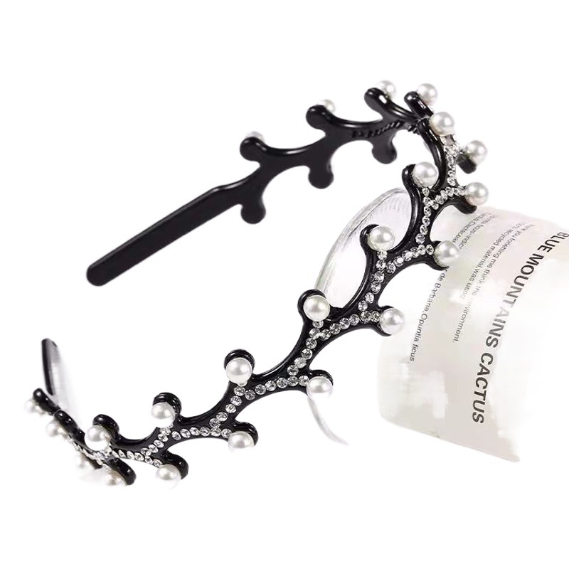 Al por mayor diadema dentado antideslizante simple horquilla todo partido horquilla cara lavado tocado hembra horquilla pelo banda Accesorios