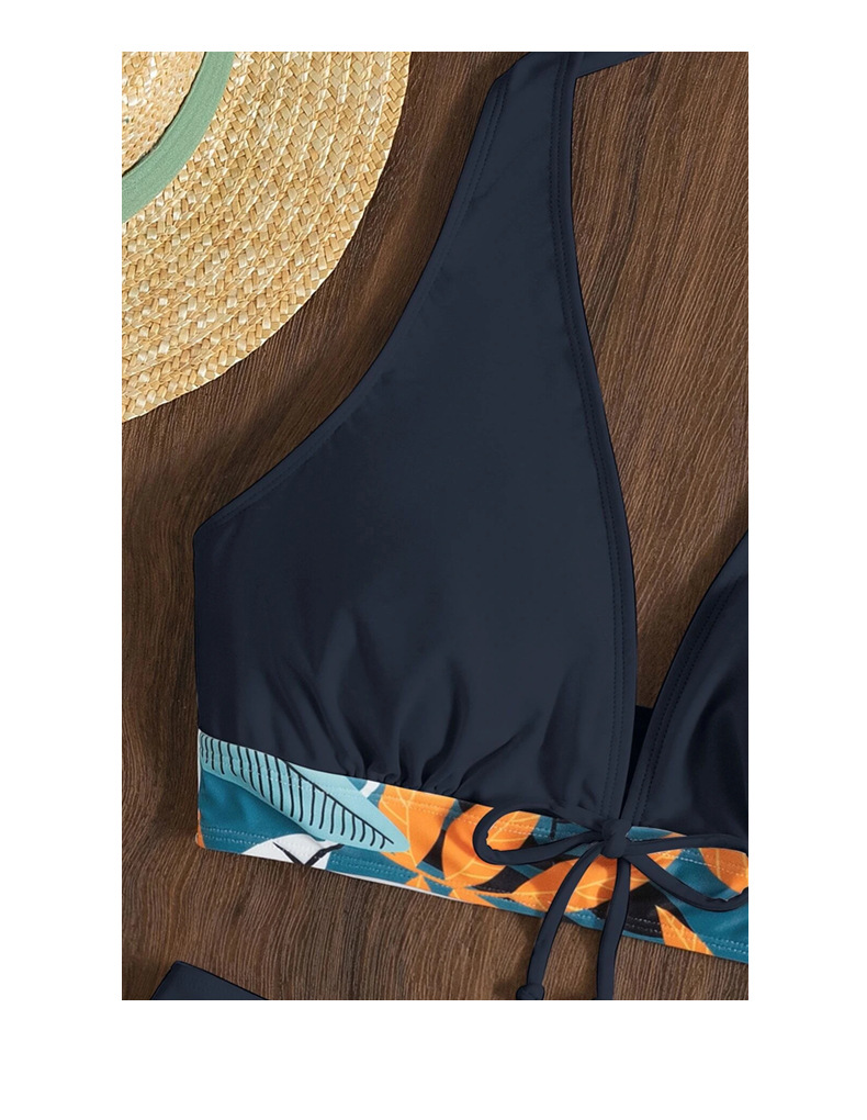Bralette Bra Category Polyester Fabric Type Stretchy Elasticity 2 Piece Set Quantity Women'S Floral 2 Piece Set Bikinis Swimwear