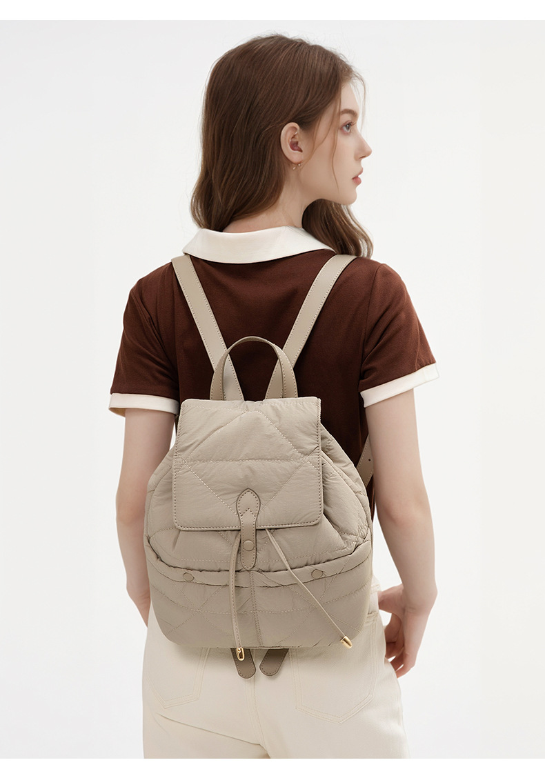 Damentasche Damenrucksack Nischendesign Persönlichkeitstrend einfache Mode Schultasche_voghion.com