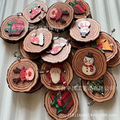 クロスボーダーのクリスマスの木製のフックの装飾のフックは穴を開けないでください。