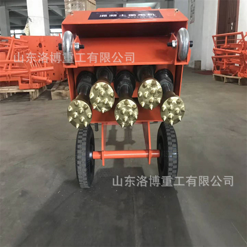 手推混凝土地面凿毛机 气动双头拉毛凿毛机 手持式单头凿毛机