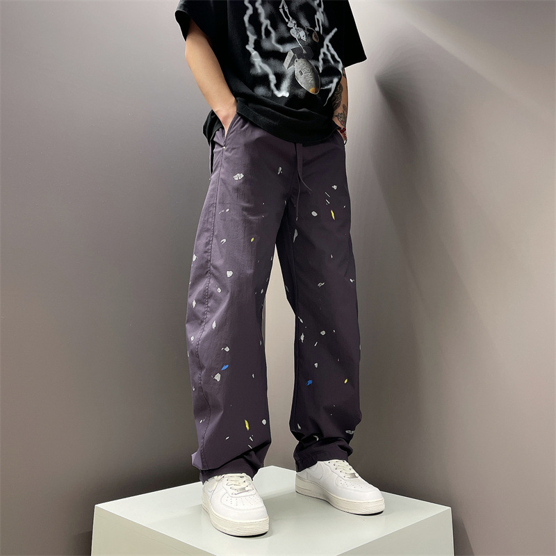 Herren Jeans Im Loose Fit High Street Stil Robuste Freizeithose_voghion.com