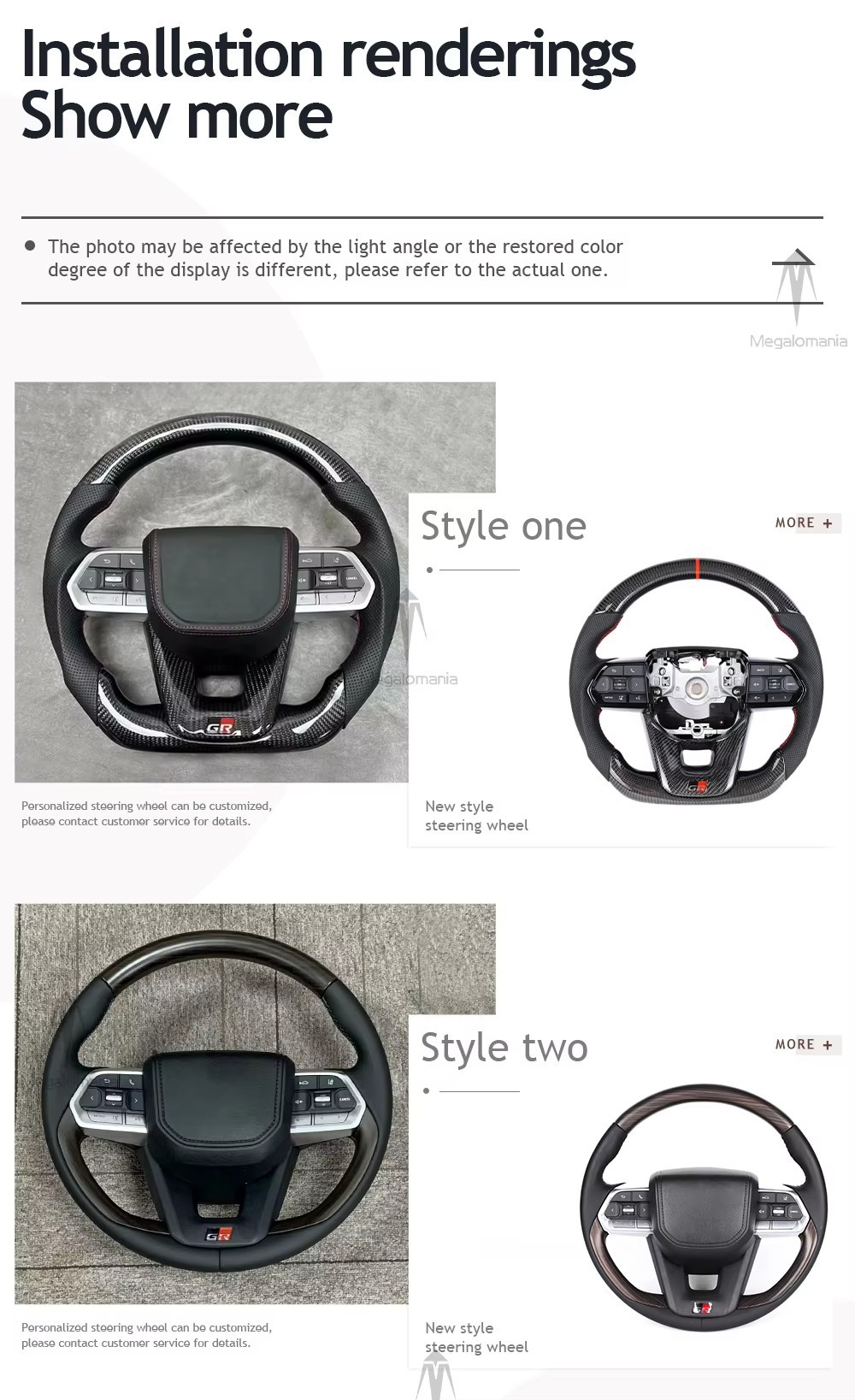 Suitable for Toyota Cruiser Lc300 Lc200 Lc150 Fj70 Fj200 Modified Peach Wood Steering Wheel