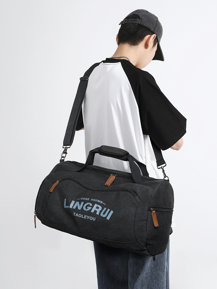 025 nueva bolsa de viaje para hombres y mujeres de gran capacidad bolsa de equipaje a prueba de rociamientos separación seca y húmeda mochila deportiva de fitness