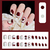 Nail stickers, removable waterproof short fake nails for nails