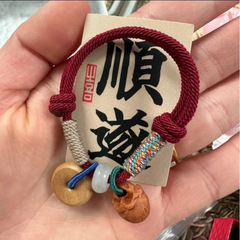 桃核手链手绳桃木男女本命年新中式平安扣护身手串闺蜜礼物国潮