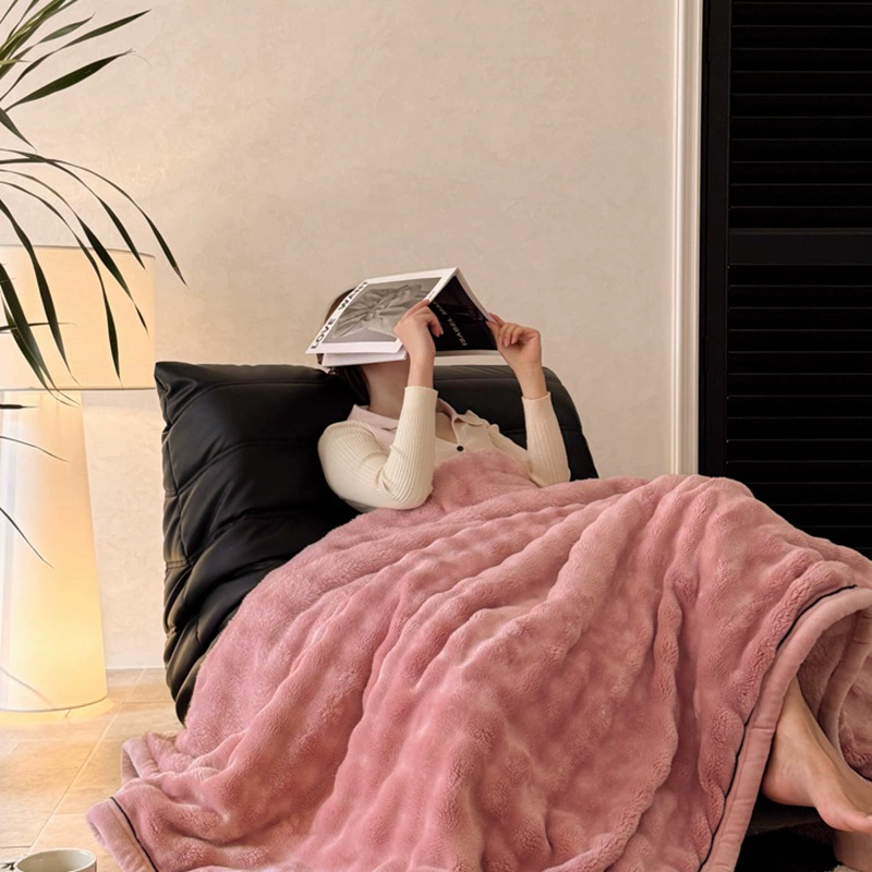 Plush duvet, sofa for sleep, keep warm cloak, increased thickness