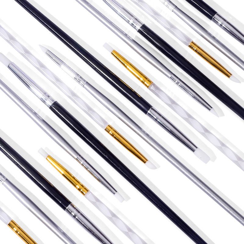 ネイルペンセット5本入り彫刻ペングラデーションペンネイルブラシシリカゲルペンネイルツールペン彩色ペン|undefined