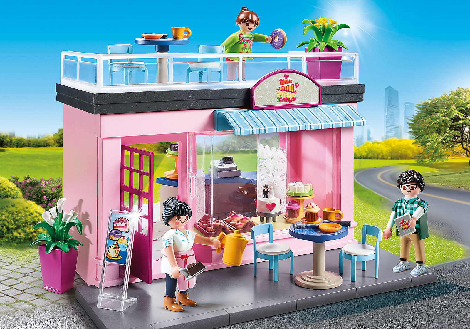 [Special Offer] playmobil Moby World Town Collection diy Toys Play Home Scenes Build Children