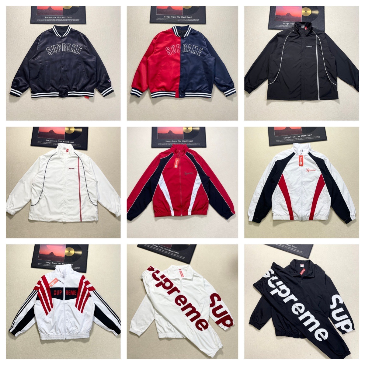 2026SS Cross-border American streetwear brand Supreme's new spring/autumn high-version heavy-duty casual loose trench coat.