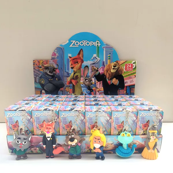 Zootopia 2 Doll Keychain Blind Box Toy Pendant School Prize Blind Box Gift Children's Day