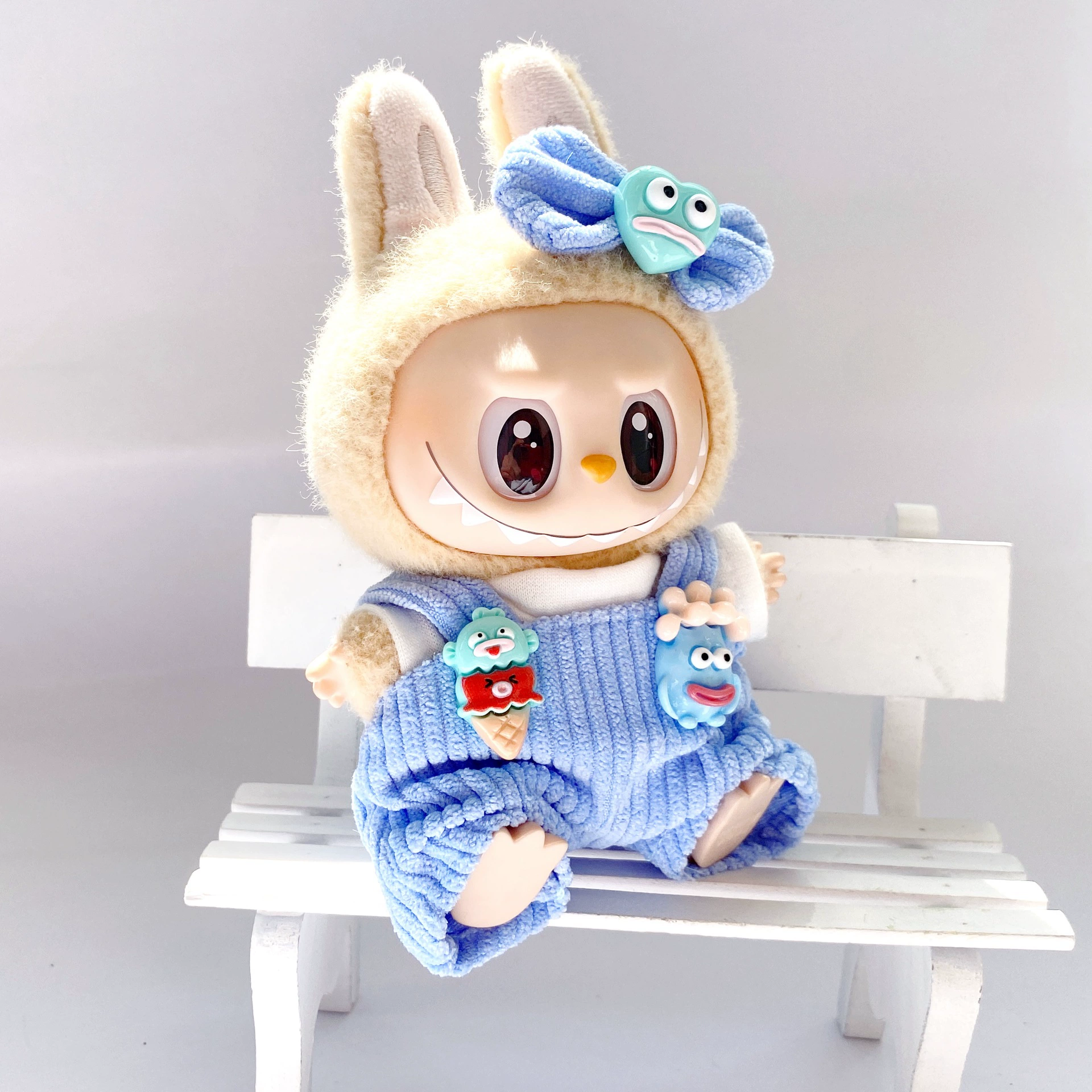 Doll plastic, overall for dressing up, second generation, children's clothing