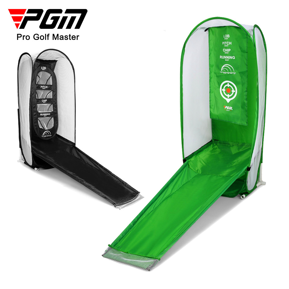 Lưới tập golf PGM LXW017 đa mục tiêu, gấp gọn, dùng trong nhà và ngoài trời — Lưới thực hành cắt gôn LXW017 (với 2 vải mục tiêu) màu đen, Lưới thực hành cắt gôn LXW017 (với 2 vải mục tiêu) màu xanh lá cây