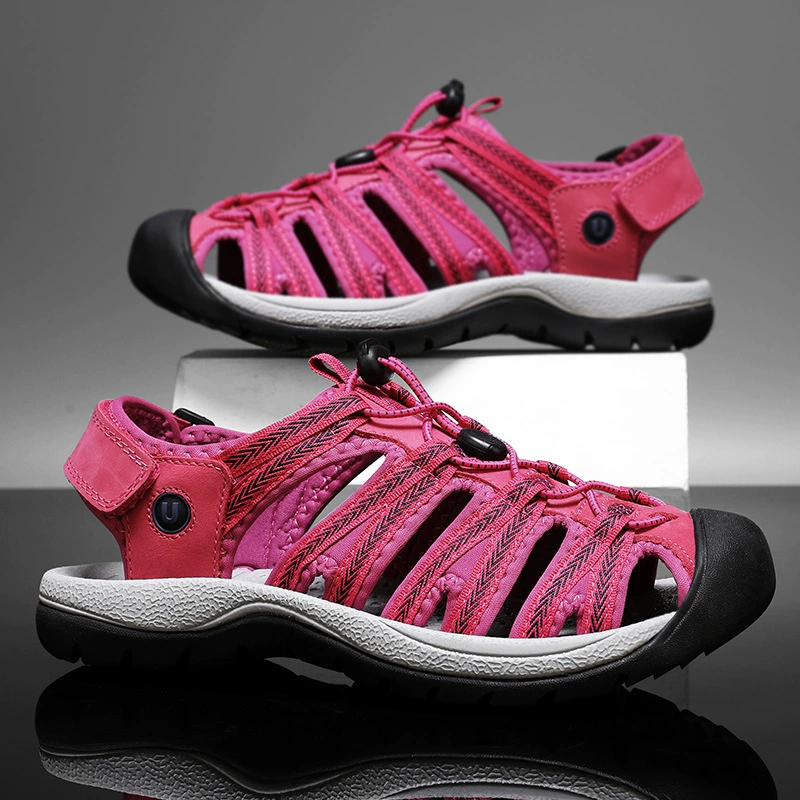 Амазонка взрывы женские босоножки Баотоу трансграничные большие размеры повседневная пляжная обувь женские наружные нескользящие ходные сандалии