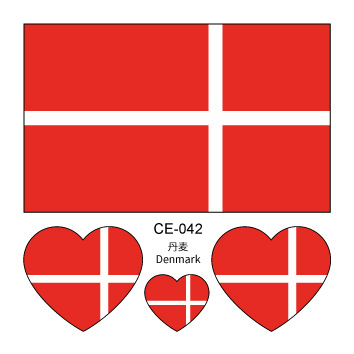 Colección completa de banderas nacionales Spot Juegos del Día Nacional Pegatinas de bandera de amor Pegatinas de tatuajes Pegatinas faciales impermeables para hombres y mujeres Pegatinas de actividad