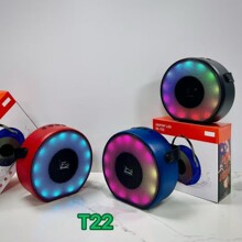 新款私模SE-T22蓝牙音箱桌面便携手提炫彩低音炮家用无线音响批发