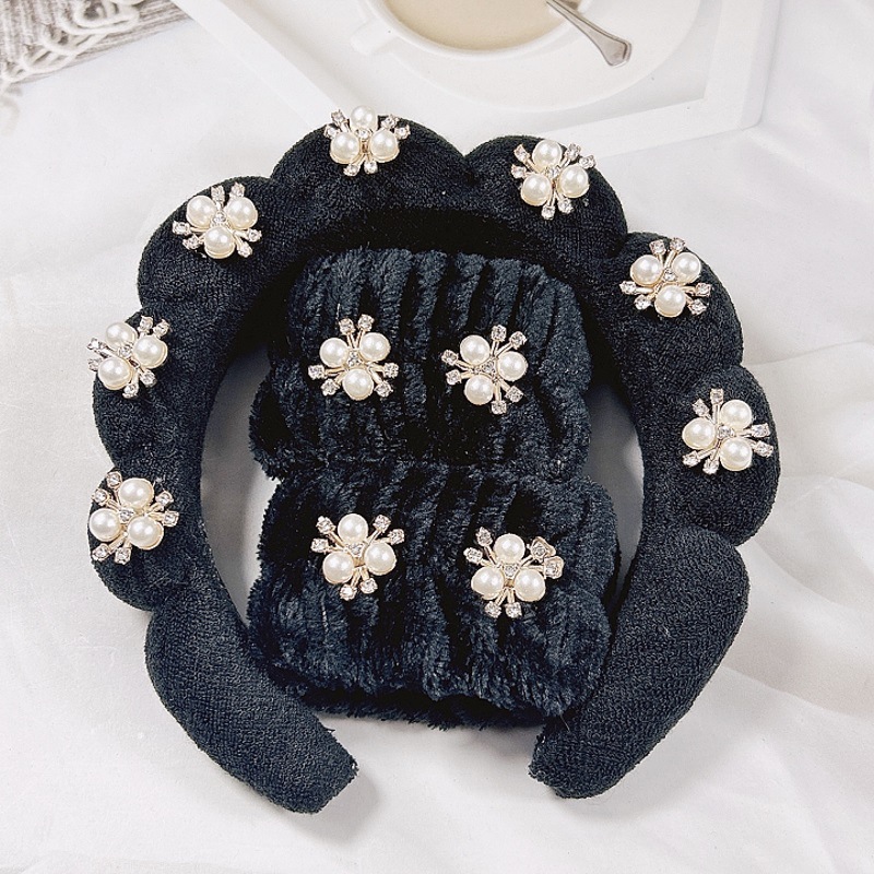 초음파 합금 트위스트 헤어밴드-블랙 (20*17*4cm 89g)