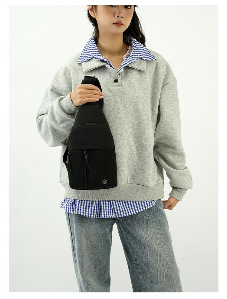 247g Weight Nylon Lining Material Sewing Thread Fashion Element Zipper Closure Type Single Shoulder Strap Strap Type Fanny Pack Bags Type Holiday, Daily Occasion Oxford Cloth Material Solid Color Pattern All Seasons Season Women's Gender Classic Style Style Square Shape Medium Size Women's Classic Style Solid Color Oxford Cloth Waist Bags 5