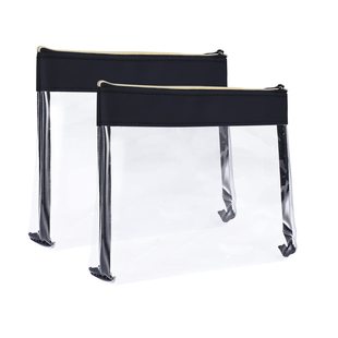 Foreign trade hot selling home large capacity transparent pvc cosmetic storage bag outdoor travel portable cosmetic bag