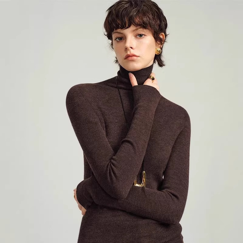 【Jomi】The Ultimate Base Layer in Our Store~3-Ply 68-Count Cashmere Round-Neck Long-Sleeve Slim-Fit Knit Base Shirt