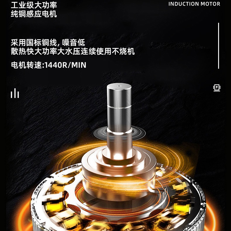 RY-6家用高压清洗机220V商用手推式便携式洗车机刷车 机E18