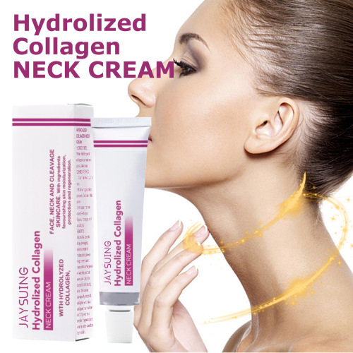 Jaysuing Hydrolyzed Collagen Neck Cream Smooth, Whitening, Smoothing and Diminishing Neck Lines Shaping Swan Neck Beautifying Neck Cream