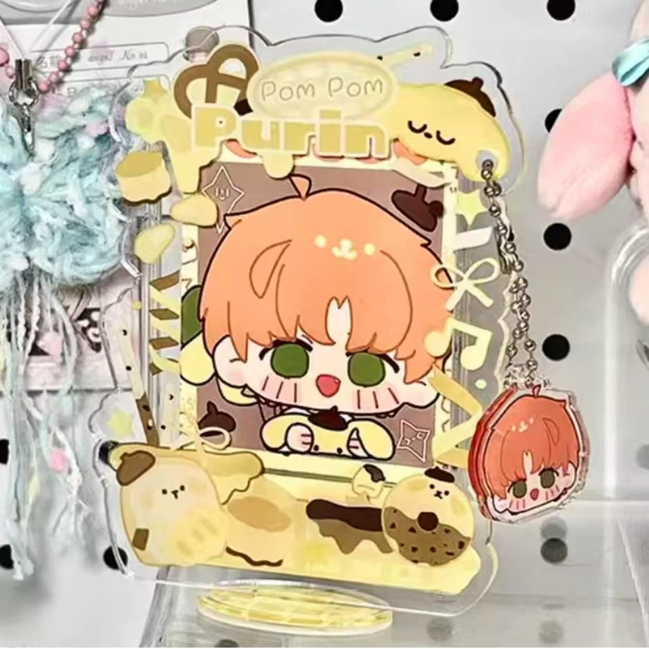 Акриловая подставка Sanrio, трехдюймовая небольшая карточная настольная подставка-стенд, декоративный аксессуар