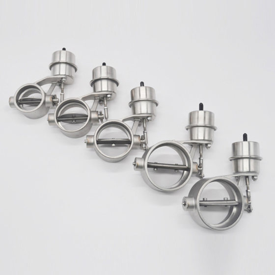 Foshan factory car exhaust pipe auto parts modified vacuum valve remote control vacuum pump tail throat sound wave modified parts