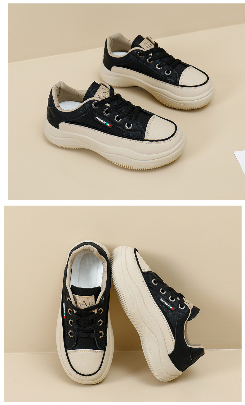 Modische Plateau Sneaker Für Damen Atmungsaktive Freizeitschuhe_voghion.com