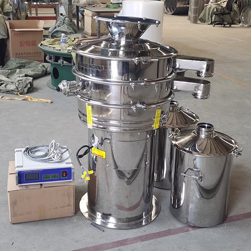 氧化镁振动筛 100-600目精细分级筛 304不锈钢材质 防腐蚀防堵网
