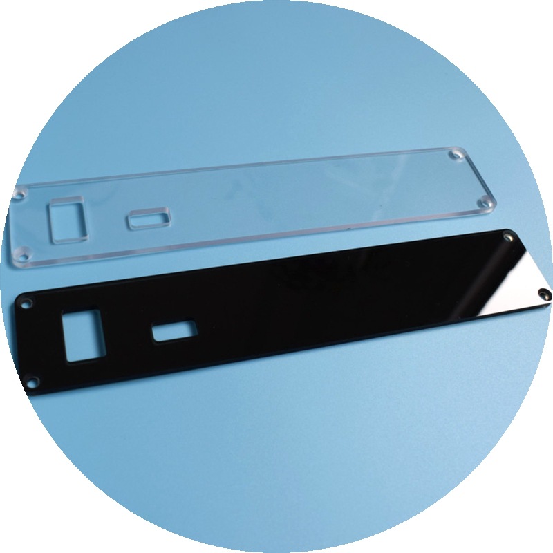 光学透明亚克力板加工亚克力面板雕刻切割打孔有机玻璃板丝印铣槽