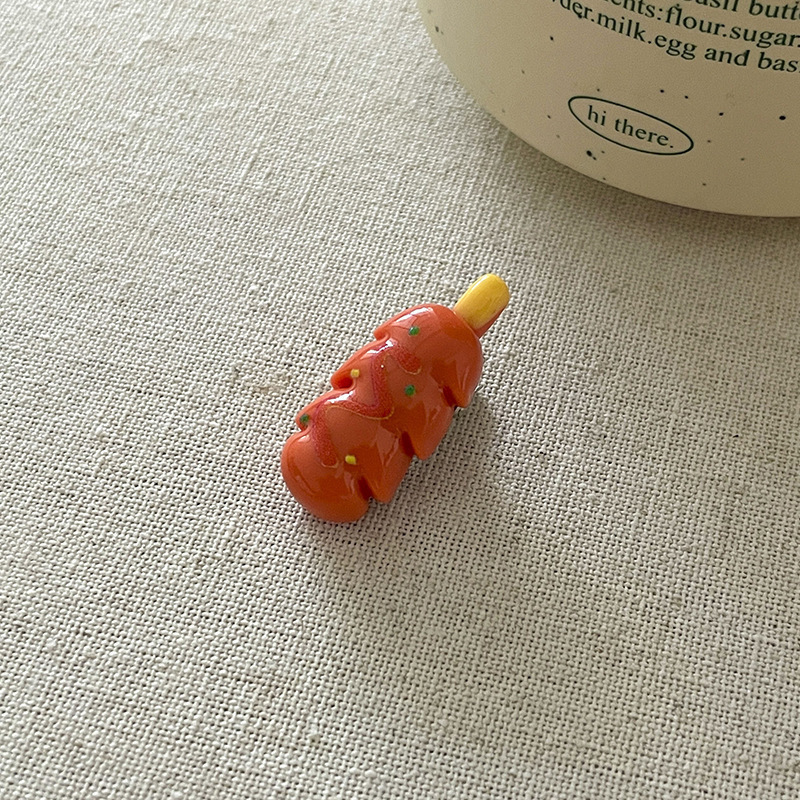 구운 소시지 머리핀