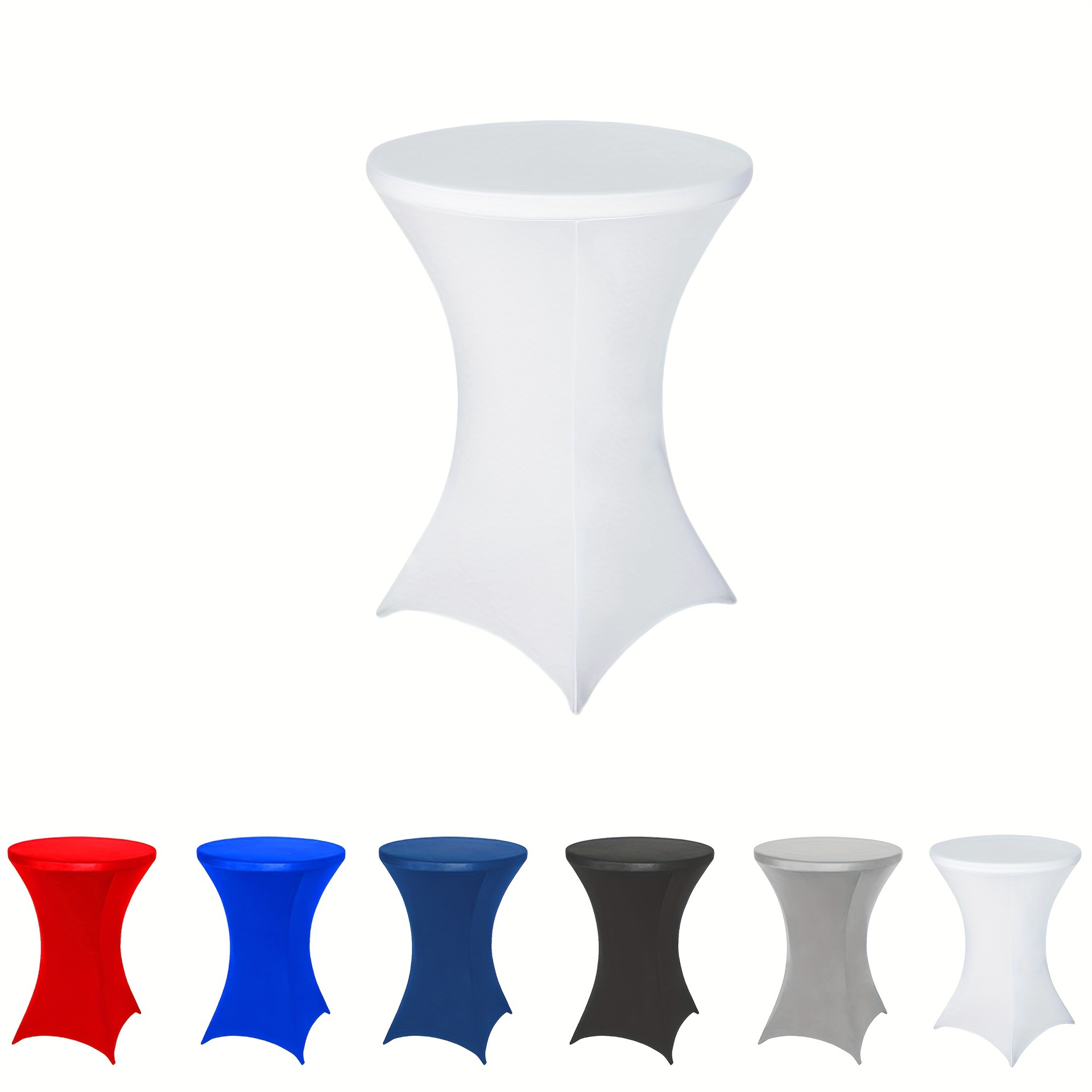 Temu Shein Cross-Border Hot Selling Black Cocktail Table Cover Suitable for Party Wedding Wear-Resistant Anti-Slip Tablecloth