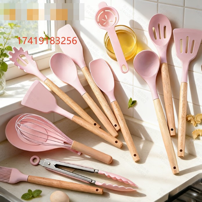 Edición luz utensilios de cocina 17 unidades traje medición espátula barril herramientas Cocina