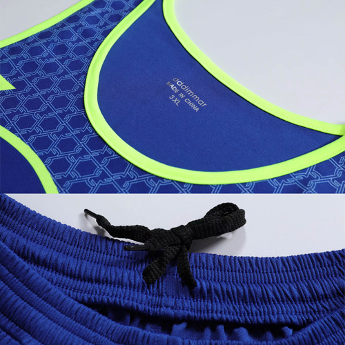 Men's and Women's Track and Field Training Uniforms for Physical Tests, Short Distance Running Competitions, Sports Clothing, Marathon Running Breathable Backless Top Set, Summer