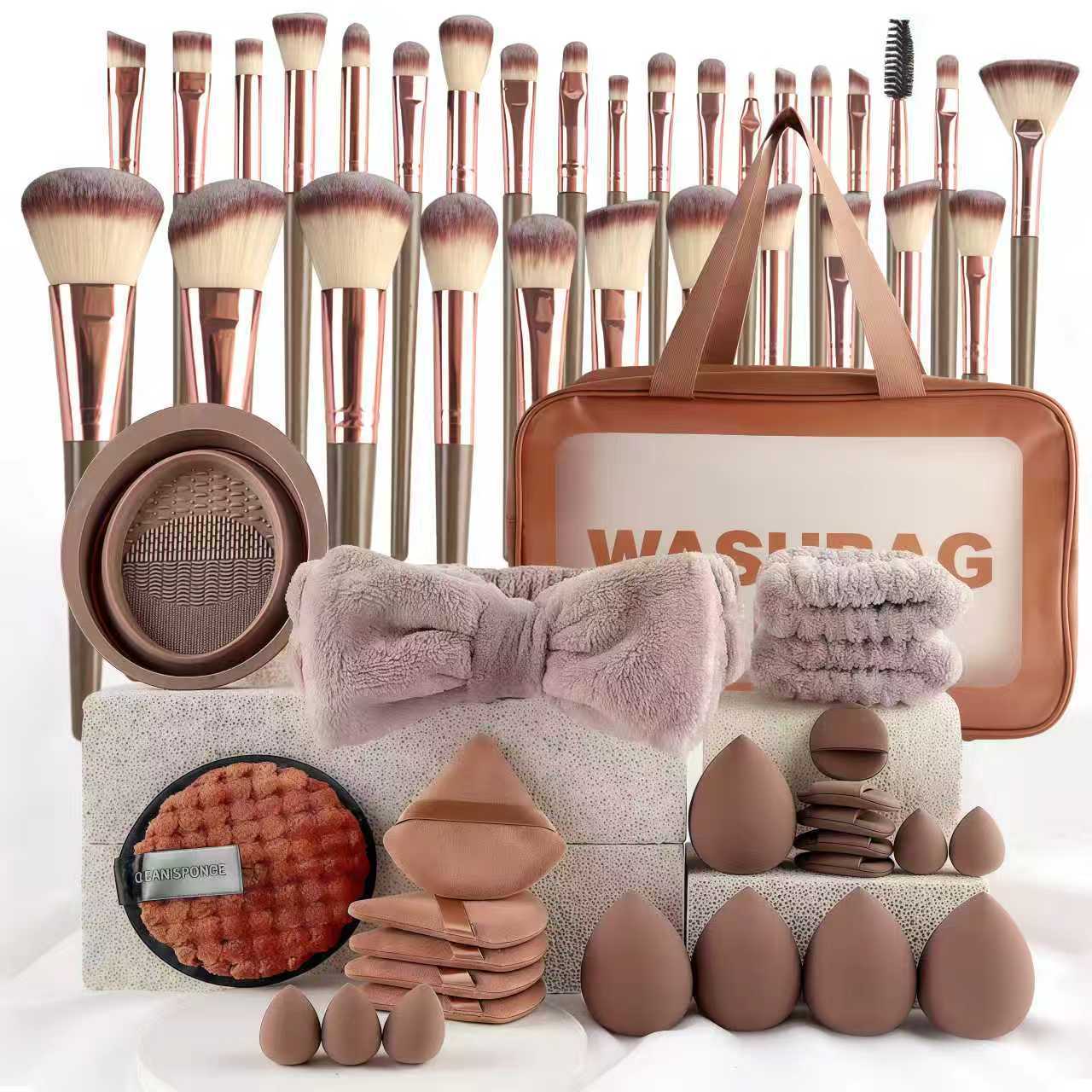 Neceser grande marrón 56