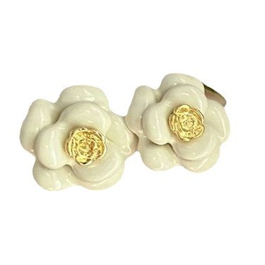 Droplet Oil Flower Geometric Women's Earrings 2024 Summer New Style Versatile Earrings Light Luxury High-End Earrings Wholesale