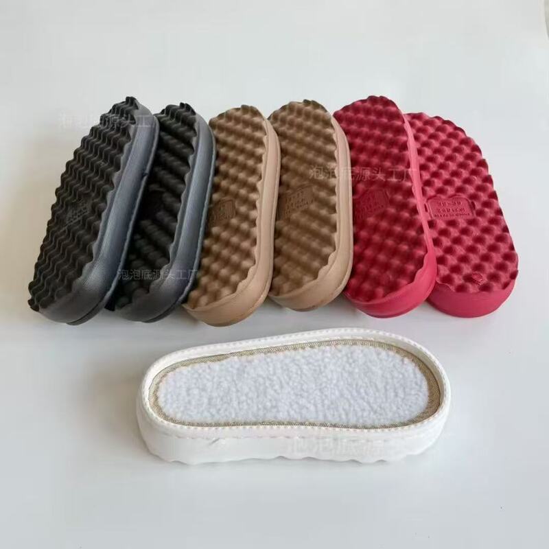 Hand-knitted soles, crocheted puff soles, EVA thickened soles, puff soft soles, foam cotton slipper soles Hand-knitted soles, crocheted puff soles, EVA thickened soles, puff soft soles, foam cotton slipper soles