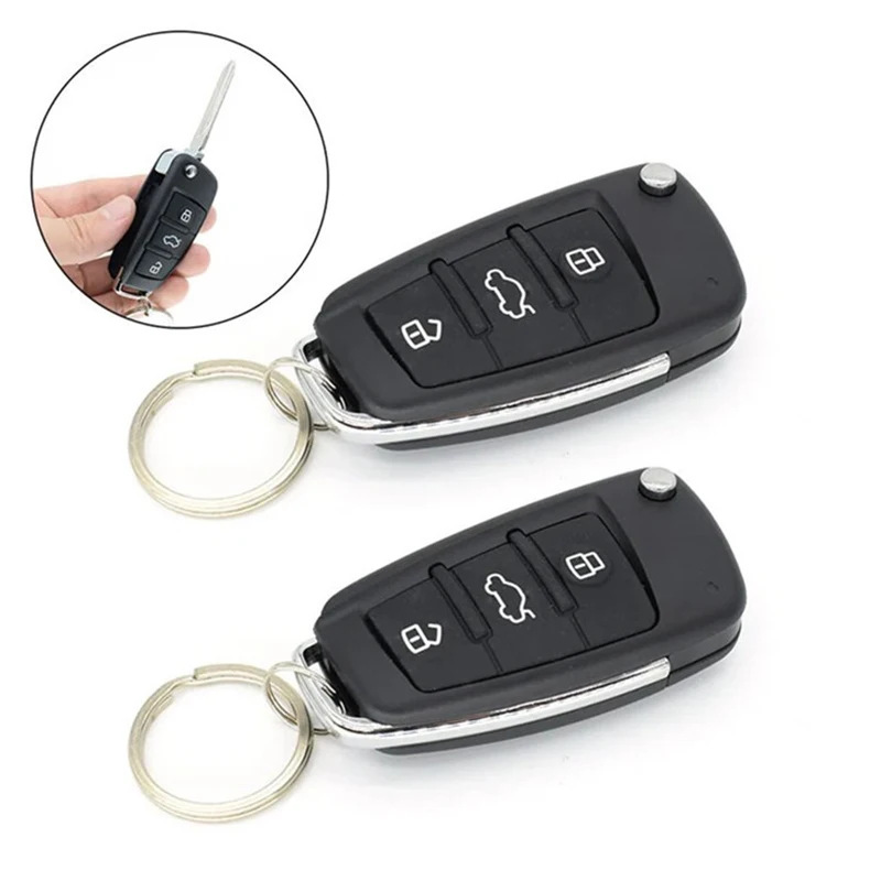 Universal Car Remote Keyless Central Locking Kit, Central Door Lock, Car Alarm Accessories, Available for Dropshipping
