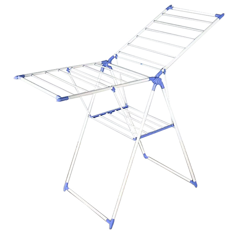 Transfronterizo percha de ropa de aterrizaje percha de ropa de aire frío balcón colcha de ropa gruesa plegable doméstica simple interior una pieza de lote