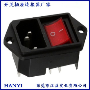 Ac Rocker Switch 16A High Power Ac Socket High Current Connector + Boat Switch 16A