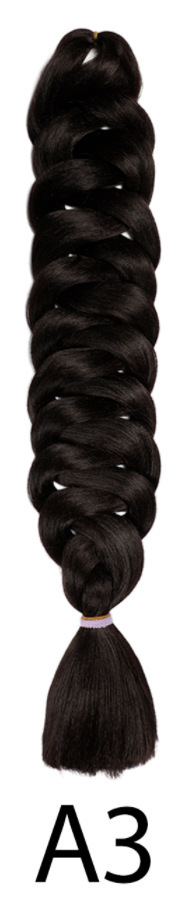 Peruca de comercio exterior fibra química africana gran trenza 165g trenza jumbo trenza cabello de alta temperatura seda trenza