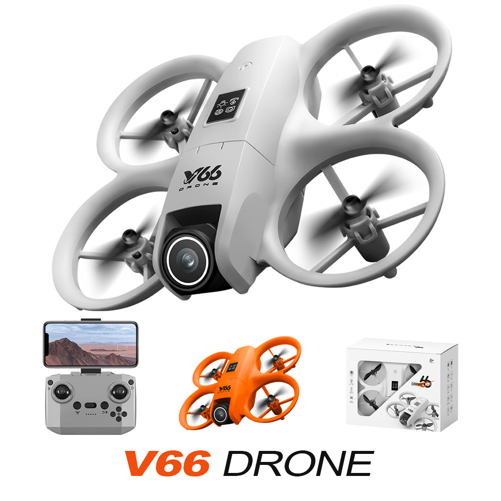 Cross-border new V66 UAV foreign trade aerial photography HD remote control aircraft dual camera fixed height aerial photography aircraft