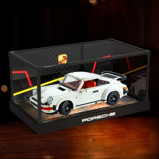 适用乐高10295保时捷911turbo积木模型玩具防尘罩子亚克力展示盒