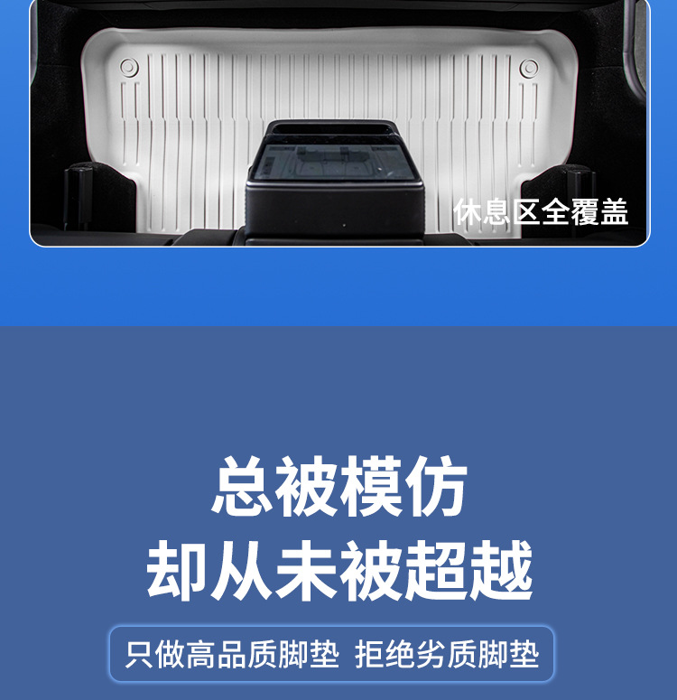 Suitable for 25 Models of Tesla Model Y, Full-Coverage Updated Version Accessories, Special Original Factory Tpe Car Floor Mats