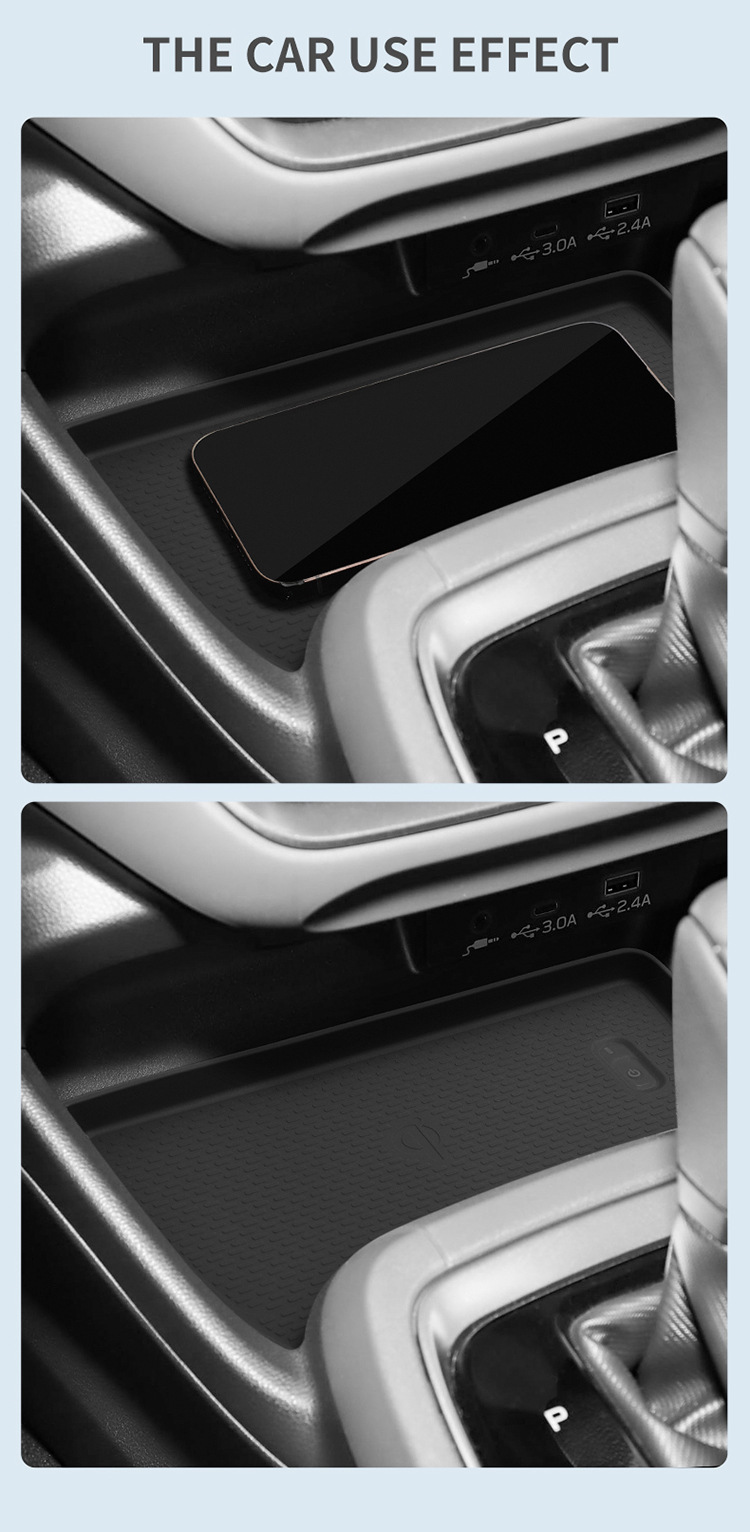 Suitable for 25 Subaru Crosstrek Central Control Wireless Charging Silicone Anti-Slip Mat Car Supplies Modification