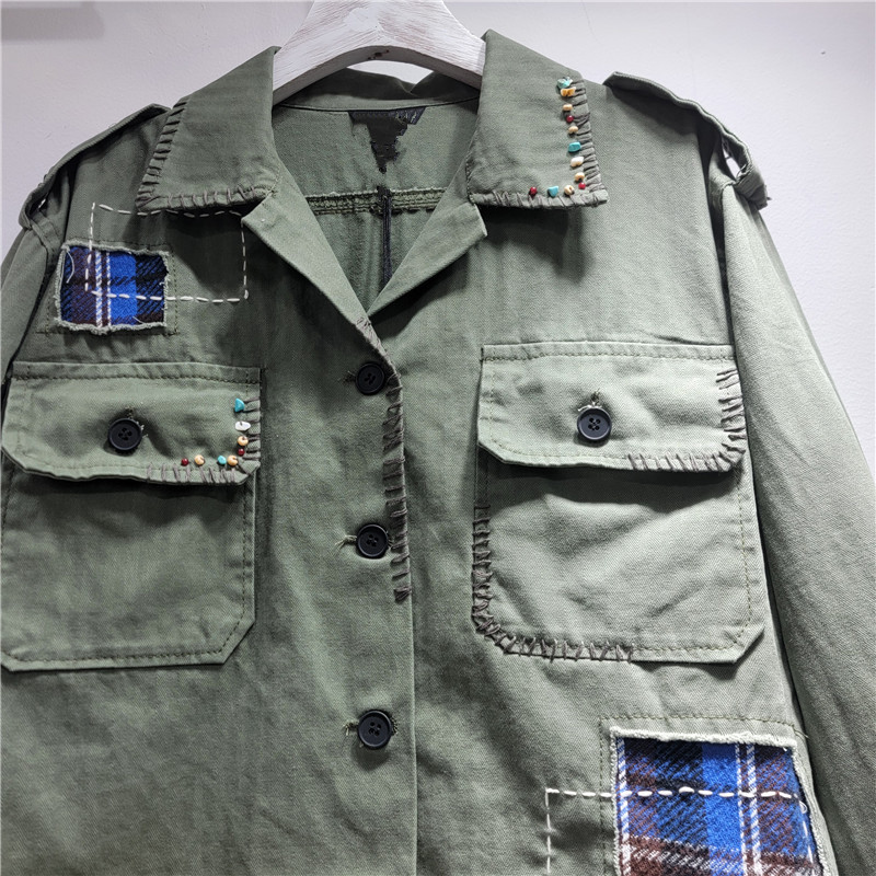 2025 nueva moda de mujer casual versátil pegatinas sueltas delgadas chaqueta de manga larga de moda image 3
