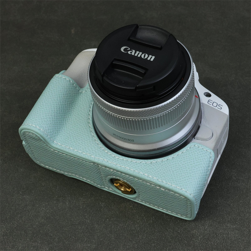 Suitable for Canon EOS R50 camera bag R100 protective leather case R50 half set base R100 case Suitable for Canon EOS R50 camera bag R100 protective leather case R50 half set base R100 case