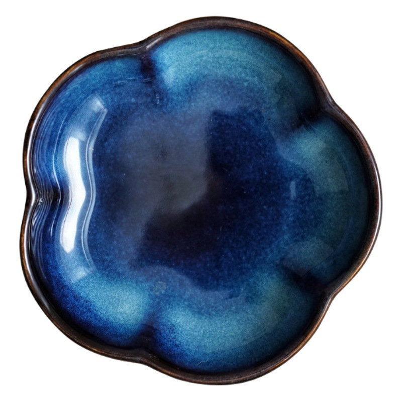 Transfronterizo horno de estilo japonés cambio hogar sabor plato creativo vajilla de cerámica plato pequeño plato de inmersión plato de sushi